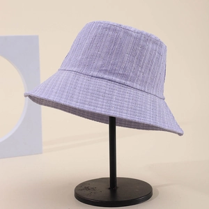 Elegant lavender fisherman hat with sparkling rhinestones for stylish sun protection