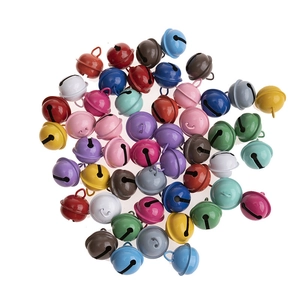 Grelots métalliques colorés pour bijoux DIY, animaux et décorations de Noël