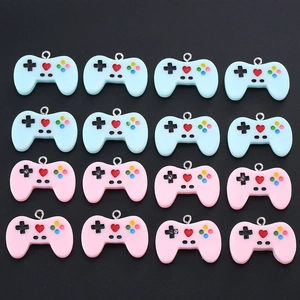 Kreative Kunstharz-Videospiel-Controller Anhänger für DIY Ohrringe und Halsketten Schmuck