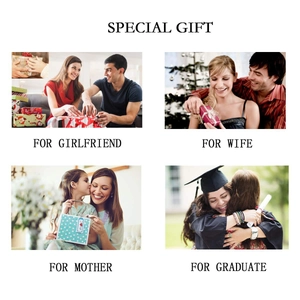Detailed views of diverse gift-giving scenarios for Morse code bracelets in various packaging