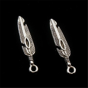 Vintage Alloy Feather Arrow Pendants For DIY Jewelry Making Necklaces Bracelets Accessories Retro Ethnic Style Charms For Men