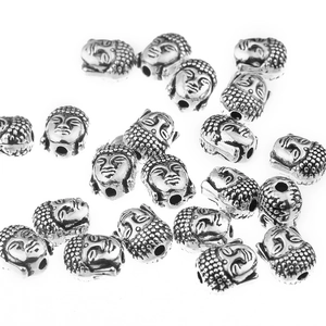 Perles d'espacement bouddha en alliage vintage pour bijoux DIY bracelets et colliers