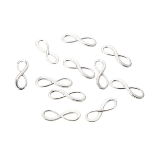Antik Silber Legierung Unendlichkeit Symbol Verbinder Anhänger Geometrische Infinity Charms Für DIY Halskette Armband Schmuckherstellung