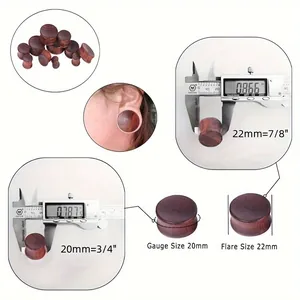 Guide des tailles pour écarteurs en bois montrant les mesures de 20 mm et 22 mm