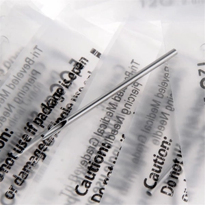9-piece medical grade stainless steel body piercing needles set with tri-beveled tips