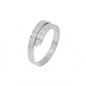 Stainless Steel Arabic Allah Cuff Ring Religious Islamic Muslim Jewelry Open Adjustable Hammered Finish Finger Band Ring Gift