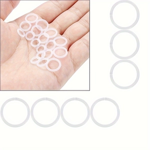 Fermo per Piercing in Acrilico Flessibile Trasparente Invisibile Anello per Piercing Naso Labbro Setto Elica Trago Gioielli per Uomo Donna