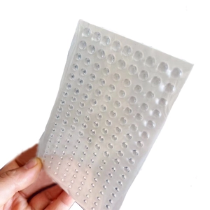 Self-adhesive transparent silicone bumper pads in multiple sizes for noise reduction
