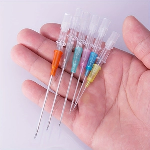 Aghi per Piercing Professionali in Acciaio Inossidabile Monouso Strumento Catetere Sterile per Piercing Orecchio Naso Labbro Pancia
