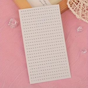 450 pieces clear acrylic crystal body stickers for face and DIY nail art crafts