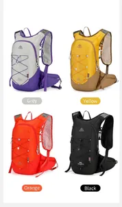 Detailed grid view of 18L lightweight outdoor backpacks in four different colors