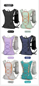 Lightweight breathable cycling vest backpack available in six vibrant assorted colors