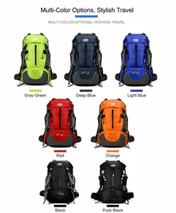 Wanderrucksack Farbauswahl in 45+5L Kapazität mit sieben verschiedenen Outdoor-Farboptionen