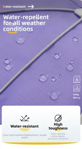 Macro detail of purple water-repellent ripstop nylon fabric for outdoor sports backpacks