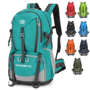 Zaino da Montagna all'Aperto Grande Capacità Idrorepellente Nylon Escursionismo Campeggio Viaggio Zaino Sportivo per Uomo Donna