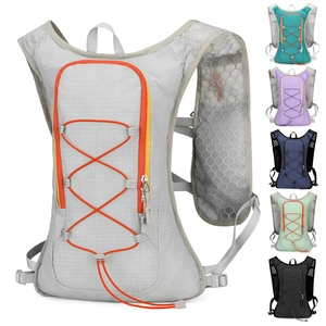 Lightweight breathable cycling and running hydration vest in multiple colors with mesh back