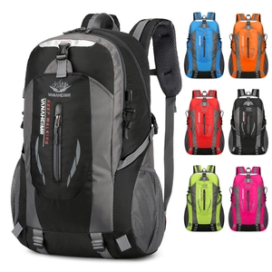 Waterproof Nylon Outdoor Hiking Backpack Large Capacity Lightweight Multi-Compartment Sports Rucksack For Men Women Camping Travel