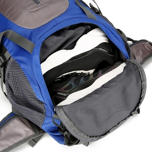Waterproof hiking backpack with large capacity and bottom shoe compartment storage