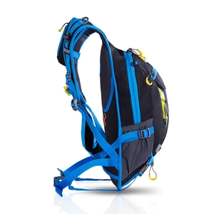 Waterproof cycling backpack for outdoor hiking with breathable mesh back and adjustable straps