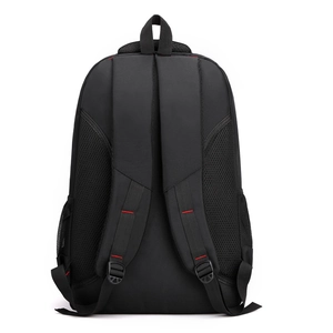 Mochila negra impermeable para portátil con malla transpirable y correas acolchadas