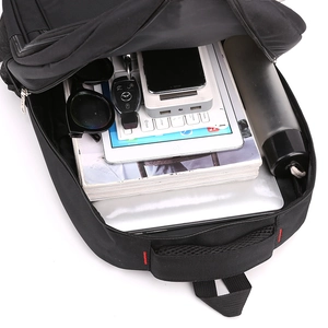 Mochila de negocios impermeable de gran capacidad para portátil con multibolsillos
