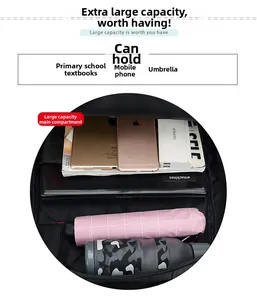 Detailed interior view of a high-capacity outdoor backpack with multiple storage compartments