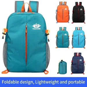 Sac à dos de randonnée pliable et léger en plusieurs couleurs avec grande capacité