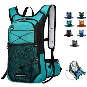 Outdoor Sportrucksack Große Kapazität Wasserdicht Nylon Radfahren Wandern Laufen Daypack Mit Reflektionsstreifen Mesh