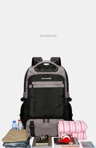 Large capacity insulated backpack showing spacious storage for outdoor travel gear