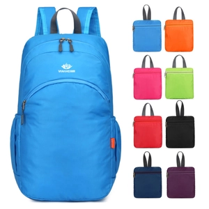 Large Capacity Waterproof Foldable Sports Backpack Lightweight Outdoor Travel Bag Nylon Daypack For Men Women