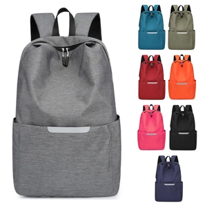Sac à Dos de Sport Léger Grande Capacité pour Hommes Femmes Tissu Oxford Résistant à l'eau Sac de Voyage Avec Bande Réfléchissante