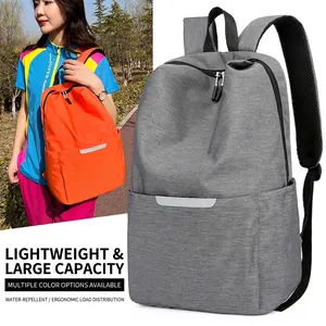 Sac à dos réfléchissant imperméable pour étudiants et sport de plein air grande capacité