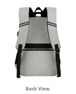 Détail des bretelles rembourrées et de la sangle pour valise à l'arrière du sac à dos de pique-nique