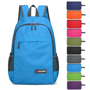 Lightweight Foldable Sports Backpack Large Capacity Water Repellent Oxford Cloth Outdoor Hiking Travel Daypack For Men Women