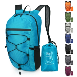 Lightweight Foldable Outdoor Backpack Water Repellent Ripstop Nylon Portable Traveling Hiking Sports Backpack For Men Women