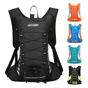 Lightweight Waterproof Outdoor Sports Backpack Breathable Mesh Reflective Cycling Running Hiking Shoulder Bag For Unisex