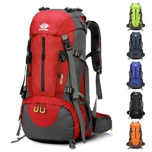 Professional Large Capacity Waterproof Nylon Outdoor Hiking Backpack Breathable Multi Pocket Travel Camping Daypack With Rain Cover For Men Women