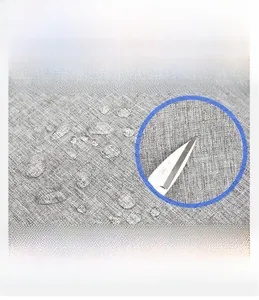 Close-up of high-density waterproof oxford fabric texture for outdoor folding backpack