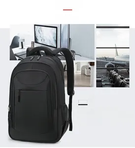 Business laptop backpack with multi-layer storage for travel and daily commuting