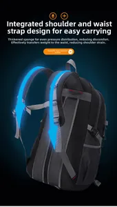 Scientific ergonomic load-reduction system with breathable mesh straps and back padding
