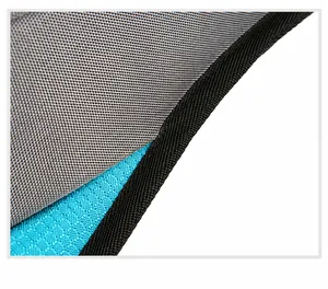 Detail of neat stitching and durable fabric textures on the outdoor cycling backpack