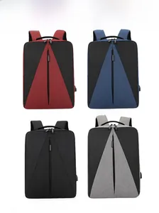 Sacs à dos business étanches en rouge, bleu, noir et gris avec ports de charge USB
