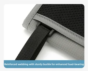 Détail de la sangle en nylon et boucle en plastique pour une capacité de charge renforcée