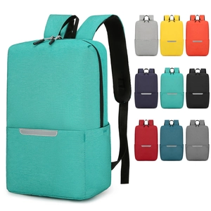 Zaino per Laptop in Nylon Leggero Con Strisce Riflettenti Impermeabile Grande Capacità Casual Borse per Viaggio Uomo Donna