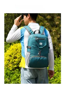 Sac à dos sport extérieur avec sangles grises et logo VANAHEIMR en plein air