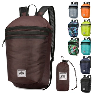 Lightweight Foldable Backpack Large Capacity Water Resistant Outdoor Sports Rucksack For Hiking Cycling Travel Men Women