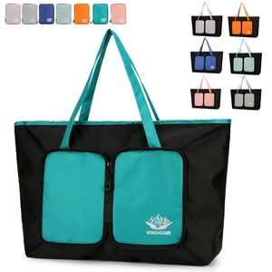 Sac de Voyage Pliable Grande Capacité Portable en Tissu Oxford Hydrofuge Sac de Sport en Plein Air pour Hommes Femmes