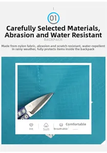 Detail of durable nylon fabric with water-resistant and anti-scratch surface testing