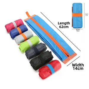 Faltbarer Outdoor-Reiserucksack Detailansicht mit verschiedenen Farben und Kompaktmaßen