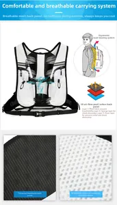 Close-up of breathable 3D airmesh back panel and ergonomic padded straps for sports bag